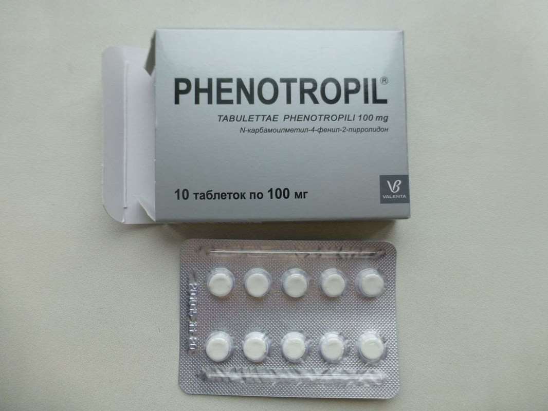 Phenotropil 100mg  10 pills (Carphedon)