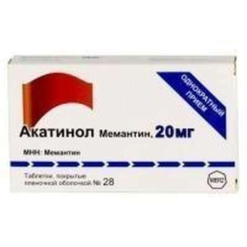 Akatinol Memantine 20mg 28 pills buy drug improving cerebral metabolism