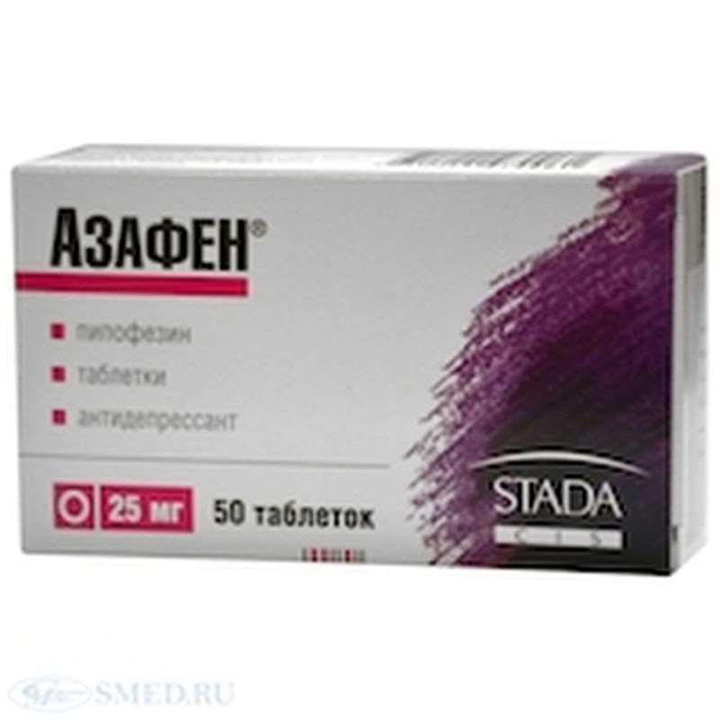 Azaphen 25mg 50 pills buy Pipofezine sedative and calming effects online