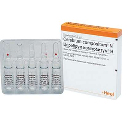 Cerebrum compositum N injection 2,2ml 5 vials buy homeopathic medicine online