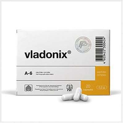 Vladonix 20 capsules thymic peptide bioregulator buy online