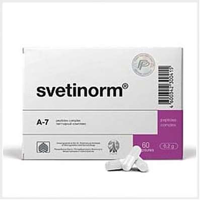 Svetinorm 60 capsules peptide bioregulator of the liver, liver effective recovery