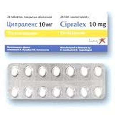 Cipralex 10mg 14 pills buy Escitalopram antidepressants online 